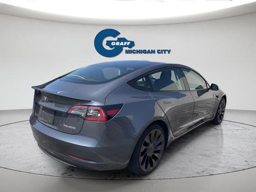 Midnight Silver Metallic 2023 Tesla Model 3 Performance