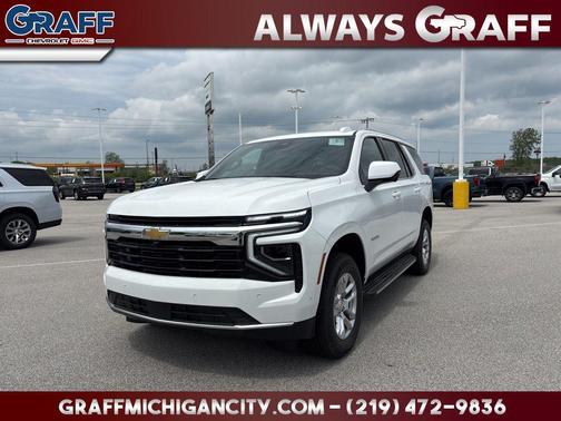 Summit White 2026 Chevrolet Tahoe LS