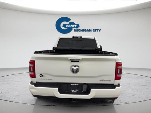 Pearl White 2020 RAM 3500 Limited Crew Cab 4x4 6'4' Box