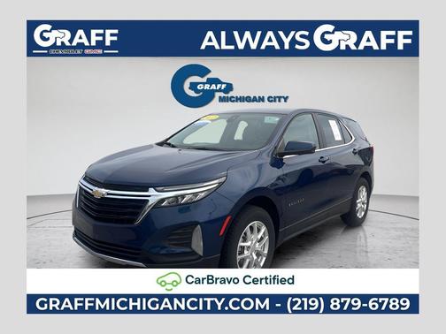 Blue Glow Metallic 2022 Chevrolet Equinox 1LT