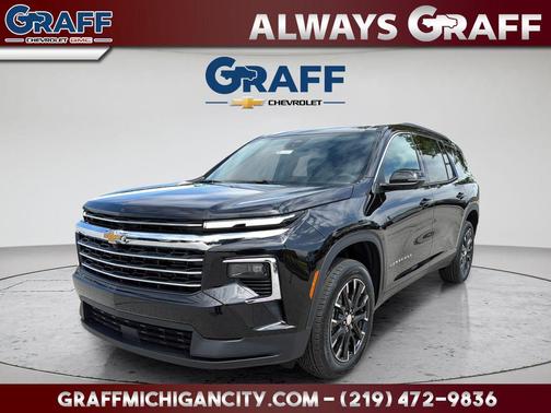 Mosaic Black Metallic 2026 Chevrolet Traverse LT