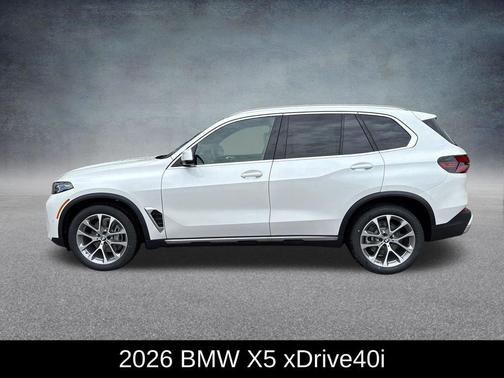 Mineral White Metallic 2026 BMW X5 xDrive40i