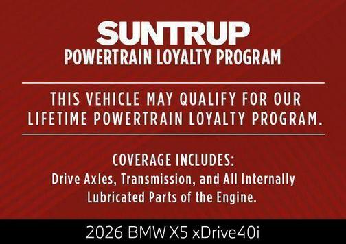 2026 BMW X5 xDrive40i