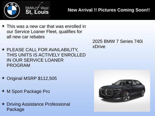 2025 BMW 740 xDrive