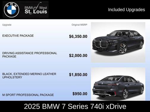 2025 BMW 740 xDrive