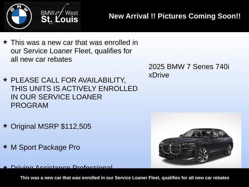 2025 BMW 740 xDrive