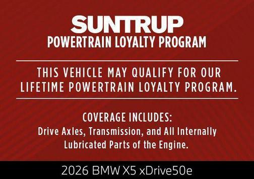 2026 BMW X5 PHEV xDrive50e