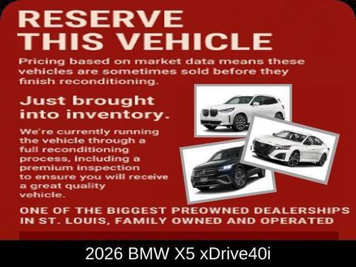 2026 BMW X5 xDrive40i