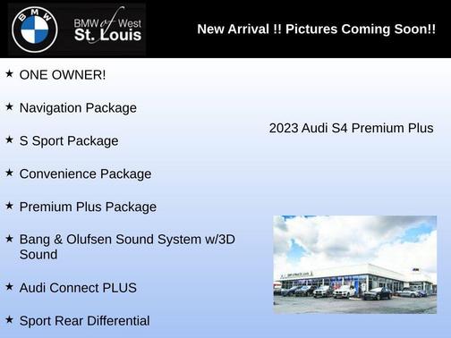 2023 Audi S4 Premium Plus TFSI quattro Tiptronic