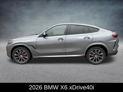 Skyscraper Grey Metallic 2026 BMW X6 xDrive40i