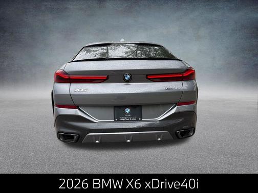 Skyscraper Grey Metallic 2026 BMW X6 xDrive40i