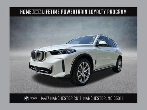 White Metallic 2024 BMW X5 xDrive40i