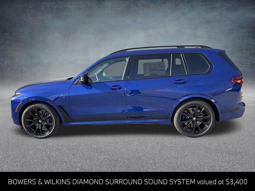 Marina Bay Blue Metallic 2026 BMW X7 M60i