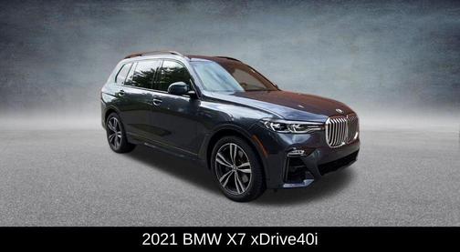 Arctic Gray Metallic 2021 BMW X7 xDrive40i