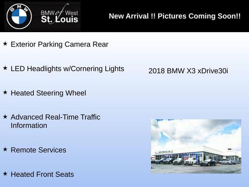 2018 BMW X3 xDrive30i