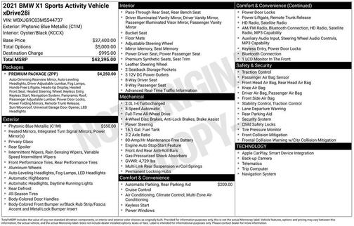 2021 BMW X1 xDrive28i