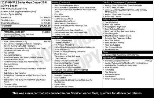 2025 BMW 228 Gran Coupe xDrive