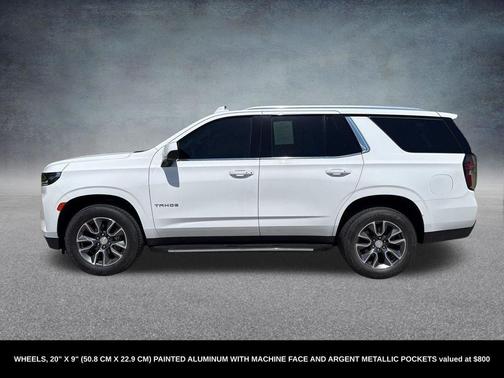 Summit White 2022 Chevrolet Tahoe LT