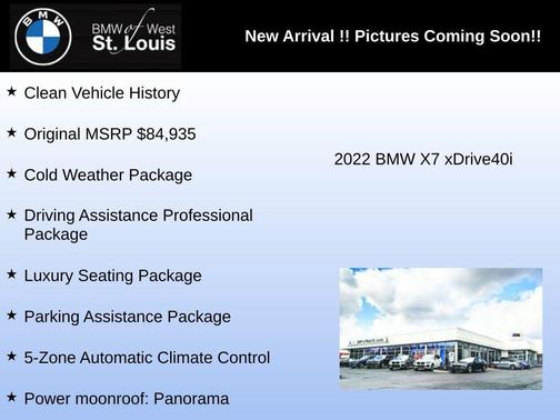 2022 BMW X7 xDrive40i