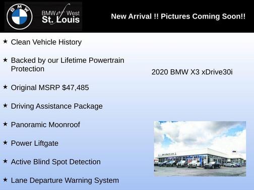 2020 BMW X3 xDrive30i