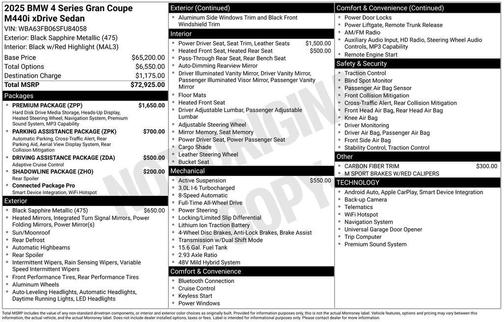 2025 BMW M440 i xDrive