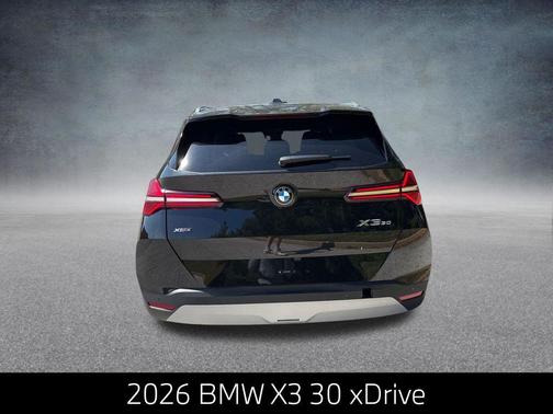 Black Sapphire Metallic 2026 BMW X3 30 xDrive