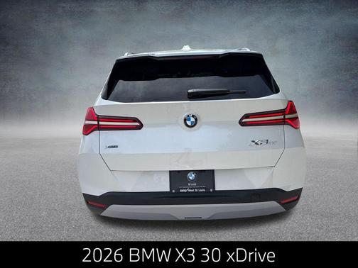Mineral White Metallic 2026 BMW X3 30 xDrive