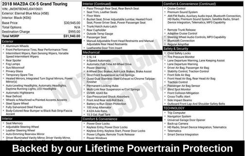 2018 Mazda CX-5 Grand Touring