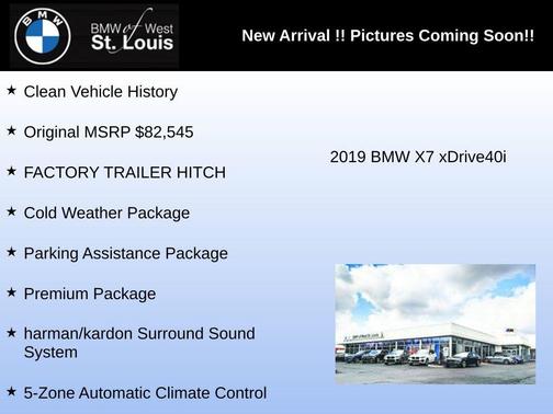 2019 BMW X7 xDrive40i