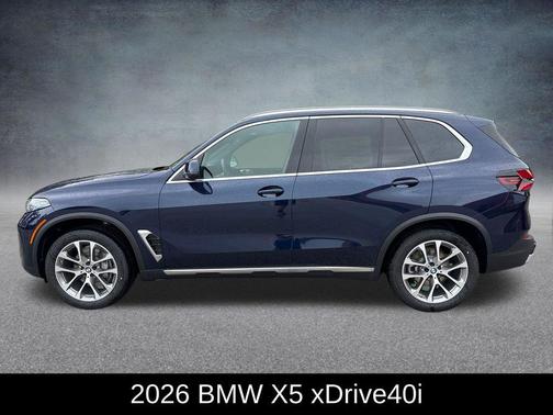 Tanzanite Blue II Metallic 2026 BMW X5 xDrive40i