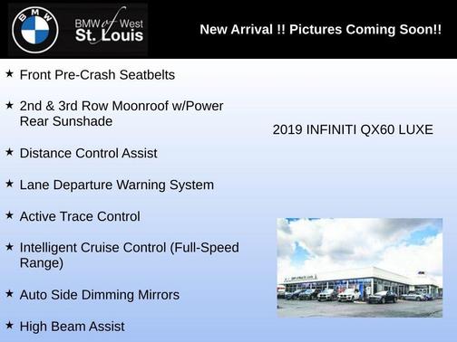 Black Obsidian 2019 INFINITI QX60 Luxe