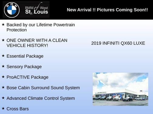 Black Obsidian 2019 INFINITI QX60 Luxe