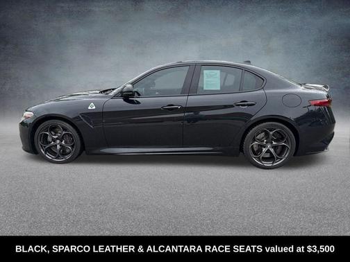 Vulcano Black Metallic 2023 Alfa Romeo Giulia Quadrifoglio