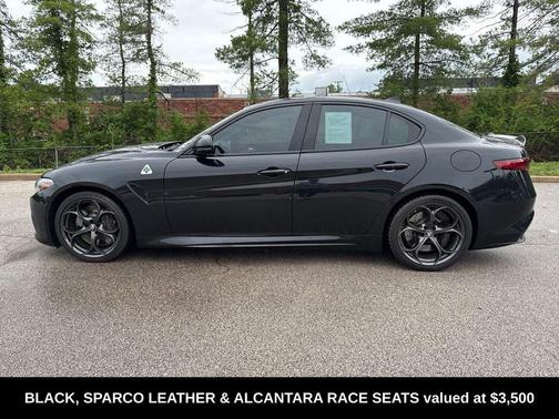 Vulcano Black Metallic 2023 Alfa Romeo Giulia Quadrifoglio