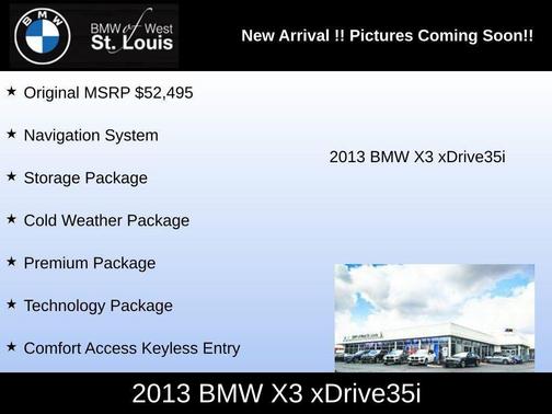 2013 BMW X3 xDrive35i