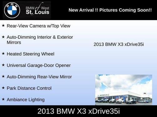 2013 BMW X3 xDrive35i