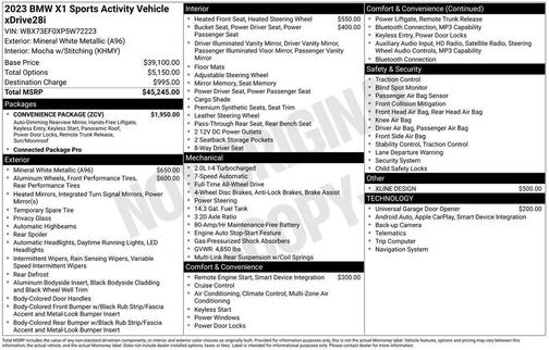2023 BMW X1 xDrive28i