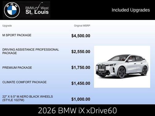 2026 BMW iX xDrive60