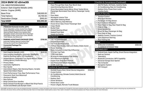 2024 BMW X3 xDrive30i