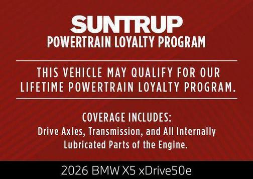 2026 BMW X5 PHEV xDrive50e