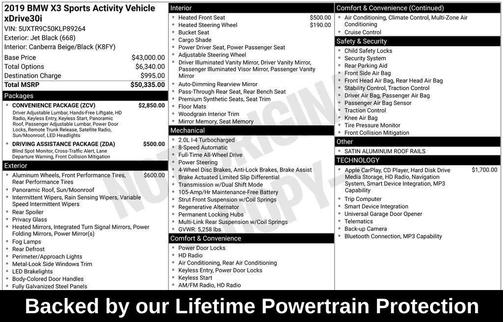 2019 BMW X3 xDrive30i