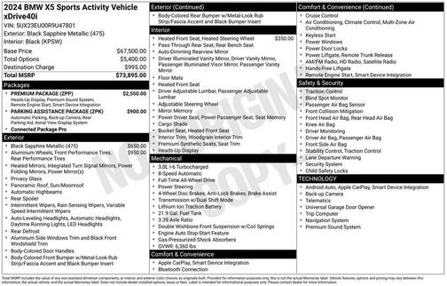 2024 BMW X5 xDrive40i