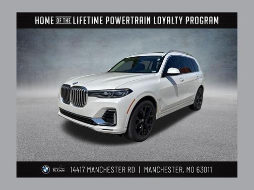 Mineral White Metallic 2019 BMW X7 xDrive40i