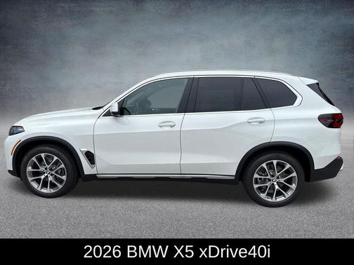 Alpine White 2026 BMW X5 xDrive40i