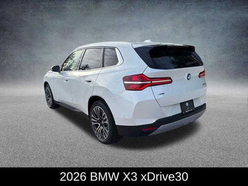 Mineral White Metallic 2026 BMW X3 30 xDrive
