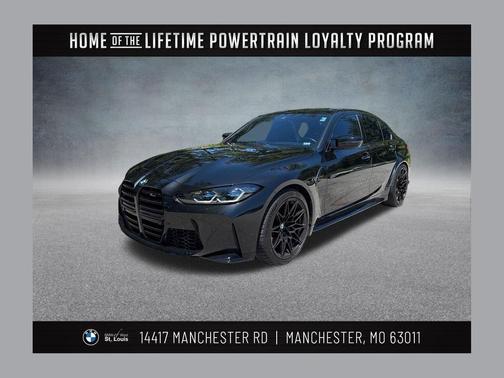 Black Sapphire Metallic 2023 BMW M3 Competition xDrive