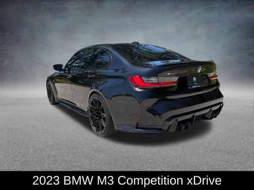 Black Sapphire Metallic 2023 BMW M3 Competition xDrive
