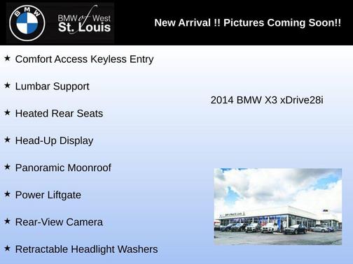 2014 BMW X3 xDrive28i