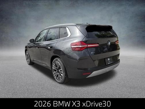 Dark Graphite Metallic 2026 BMW X3 30 xDrive