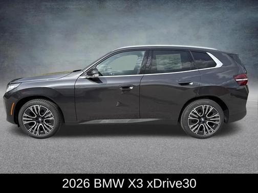 Dark Graphite Metallic 2026 BMW X3 30 xDrive